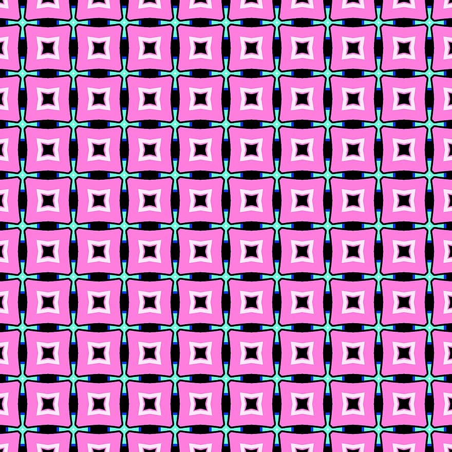 πρότυπο, Ροζ τετράγωνα, τετράγωνο, υφή, ροζ, γεωμετρικός, διακόσμηση, χωρίς ραφή, επαναλαμβάνω, χρώμα, μοντέρνο