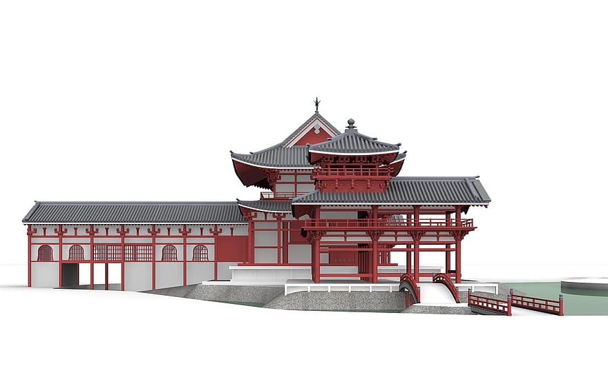 byōdō-in, uji, Japão, arquitetura, construção, Igreja, lugares de interesse, historicamente, turistas, atração, ponto de referência