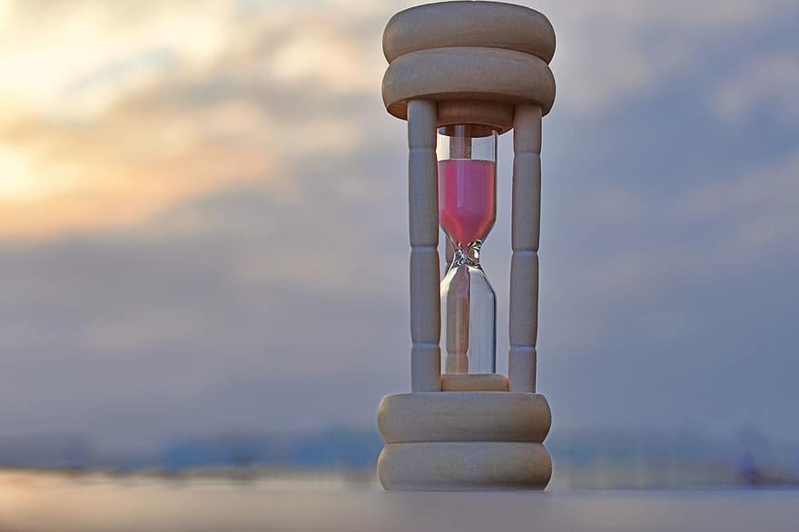 timglas, sand timer, tid