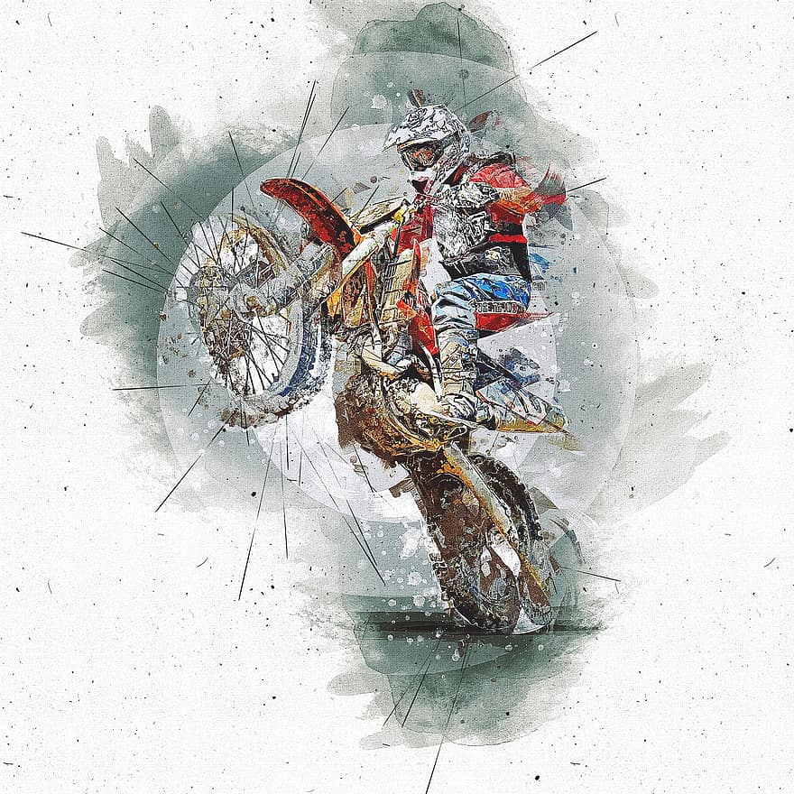 motocross, motociklu, rase, motocikls, sportu, braucējs, konkurenci, transportlīdzekli, ātrumu, vīriešiem, Ekstrēmie sporta veidi