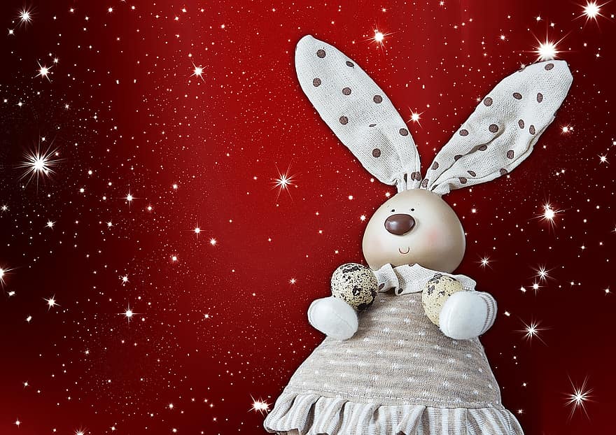 рождество, заяц, каникулы, Привет, Пасхальный заяц, обман, шутка, смешной, симпатичный, поздравительная открытка, рождественское приветствие