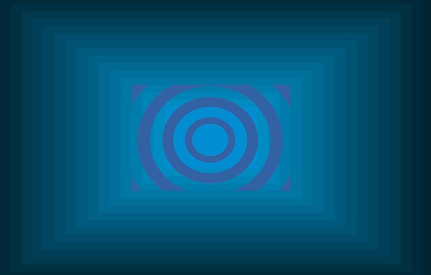 Ringe, Blau, Hintergrund, Muster, abstrakt, Welle, Textur, Rechteck