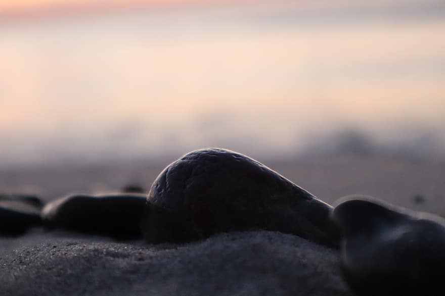 Beach, Sea, Stones, Sand, Pebble