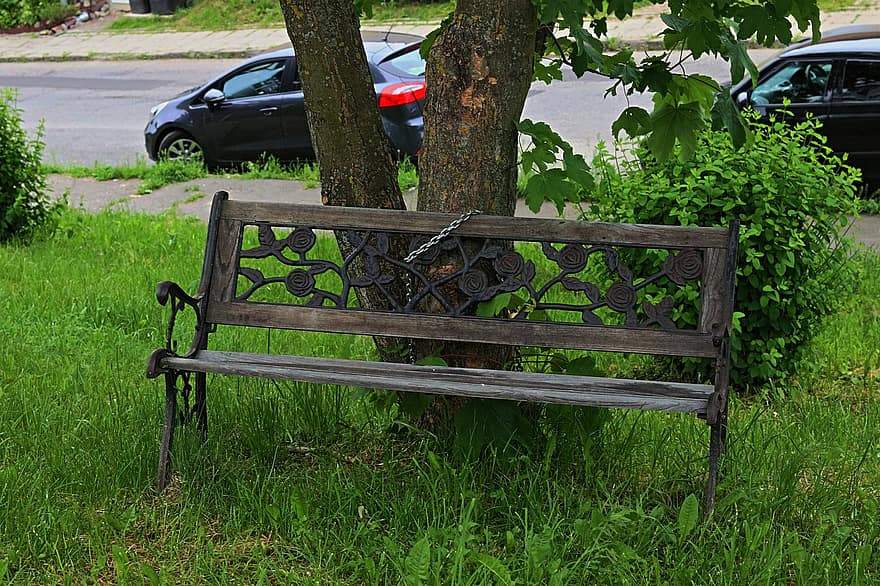 Bench, Park, Seat, Outdoors