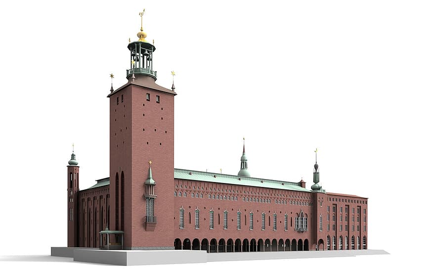 stadthuys, Estocolmo, edificio, lugares de interés, históricamente, turistas, atracción, punto de referencia, fachada, viaje, ciudades