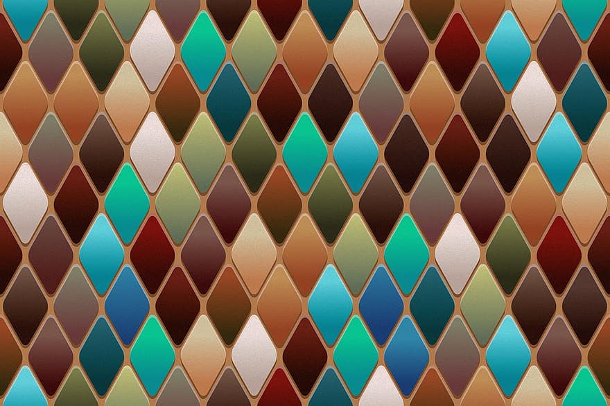 Abstract, Colorful, Background, Tile, Diamond Shape, Colorful Abstract Background, Textured, Geometric, Pattern, Brown Background, Brown Abstract