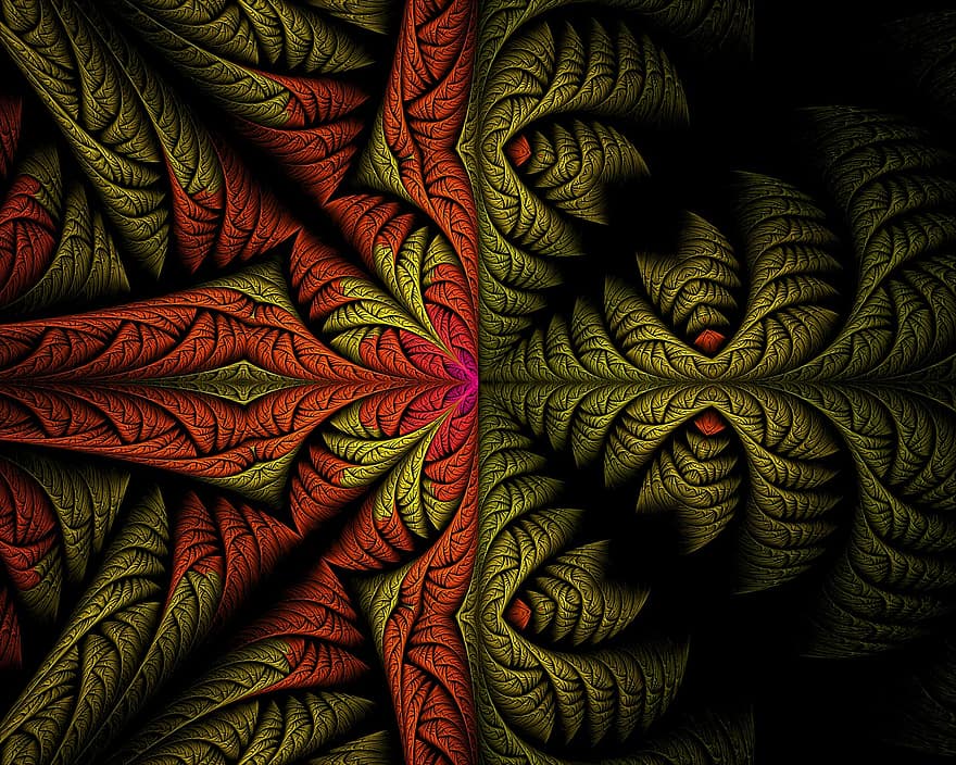 fractal art, Fraktalų raštas