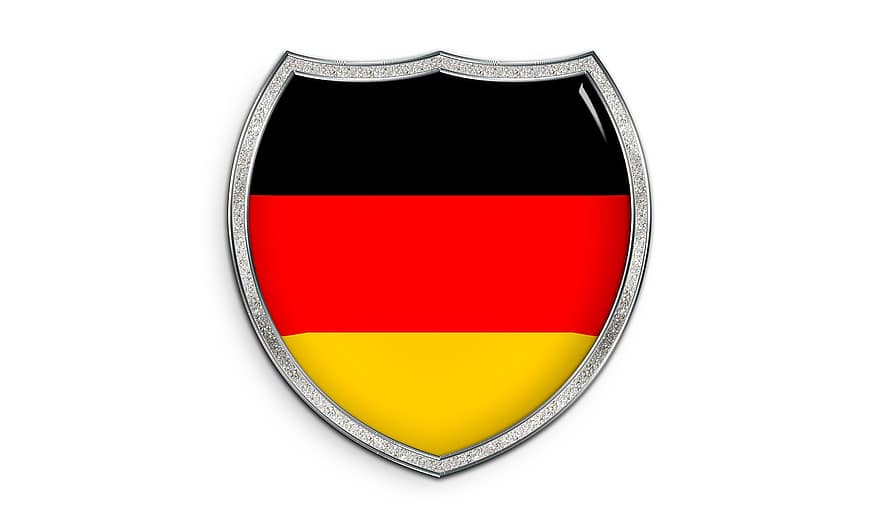 flagg, tysk, Tyskland, land, symbol