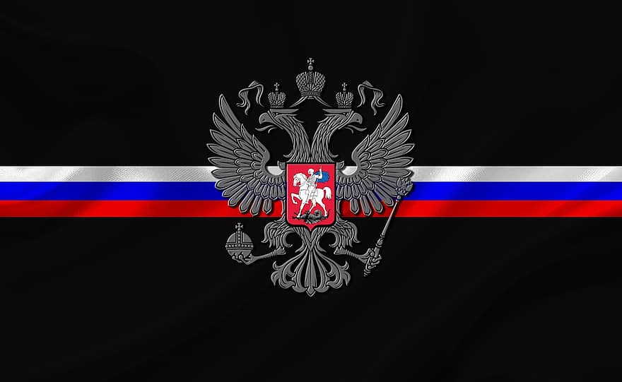 bandiera russa, stemma russo, Aquila Imperiale Russa, aquila imperiale, bandiera, bandiera della russia