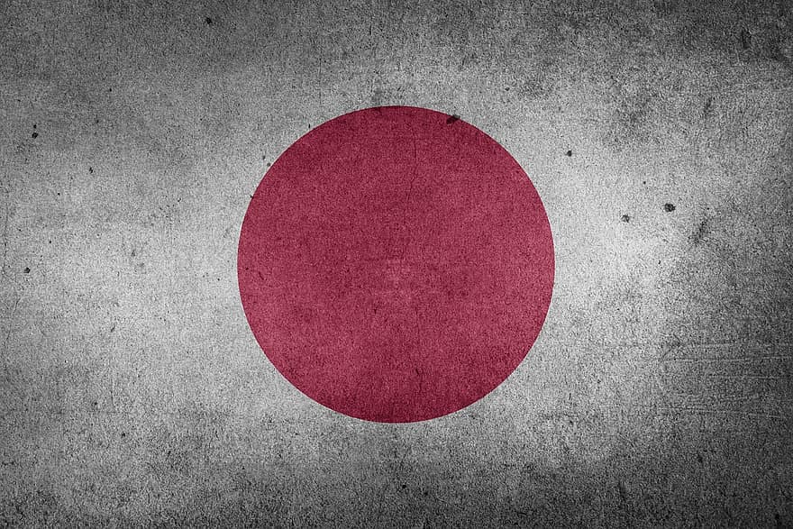 日本、旗、国旗、アジア
