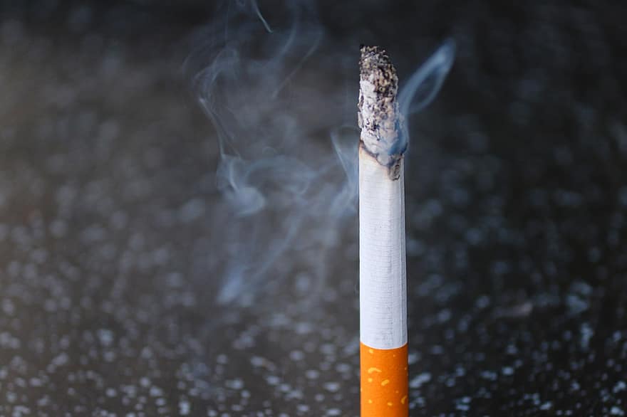 sigaret, nicotine, rook, tabak-, roken, roker, ongezond, Zeer verslavend, verbranding, verslaving, tabaksproduct