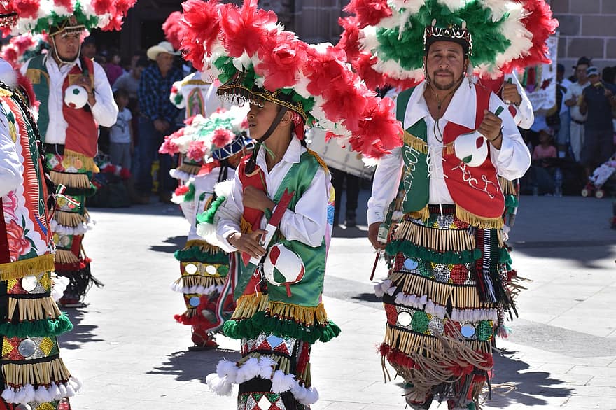 tánc, Mexikó, színek, színes, vám, hagyomány, kultúra