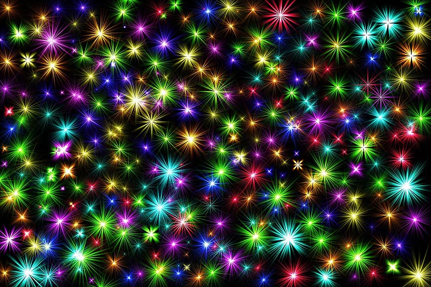 gwiazda, kolorowy, Boże Narodzenie, abstrakcyjny, światło, świecący, Tapeta, wzór, tło, projekt, tekstura