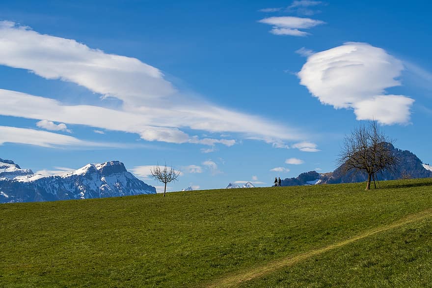 Швейцарія, пагорби, Веггіс, озерна люцерна, гори, природи, на відкритому повітрі, подорожі
