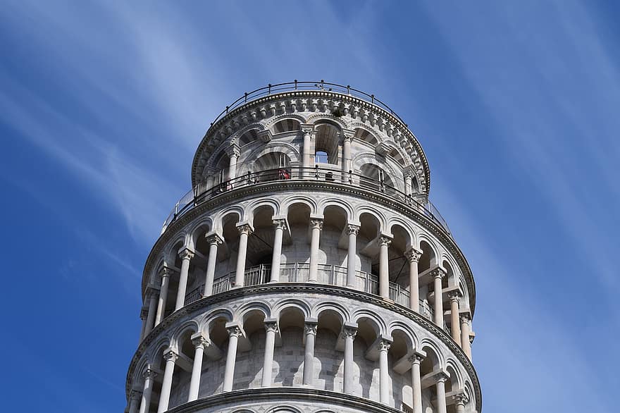 Pisa, Tower, Sky, Climbs, Florence