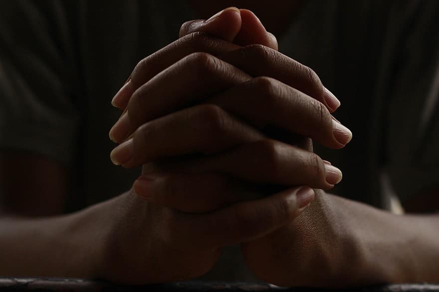 Hände, beten, Anbetung, Glauben, Kambodscha