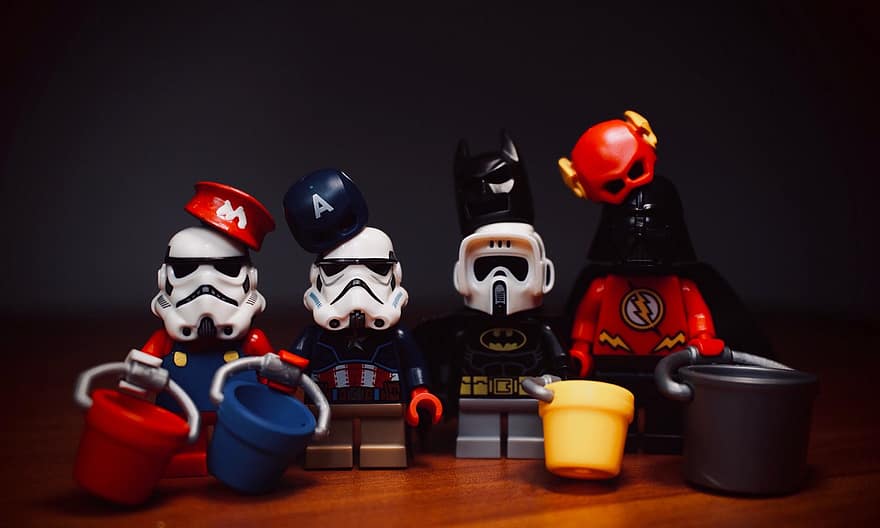 Yıldız Savaşları, Lego, cadılar bayramı, Lego Cadılar Bayramı, Dördüncü Vader, stormtrooper, sonbahar, kostüm, mario, yarasa Adam, Kaptan Amerika