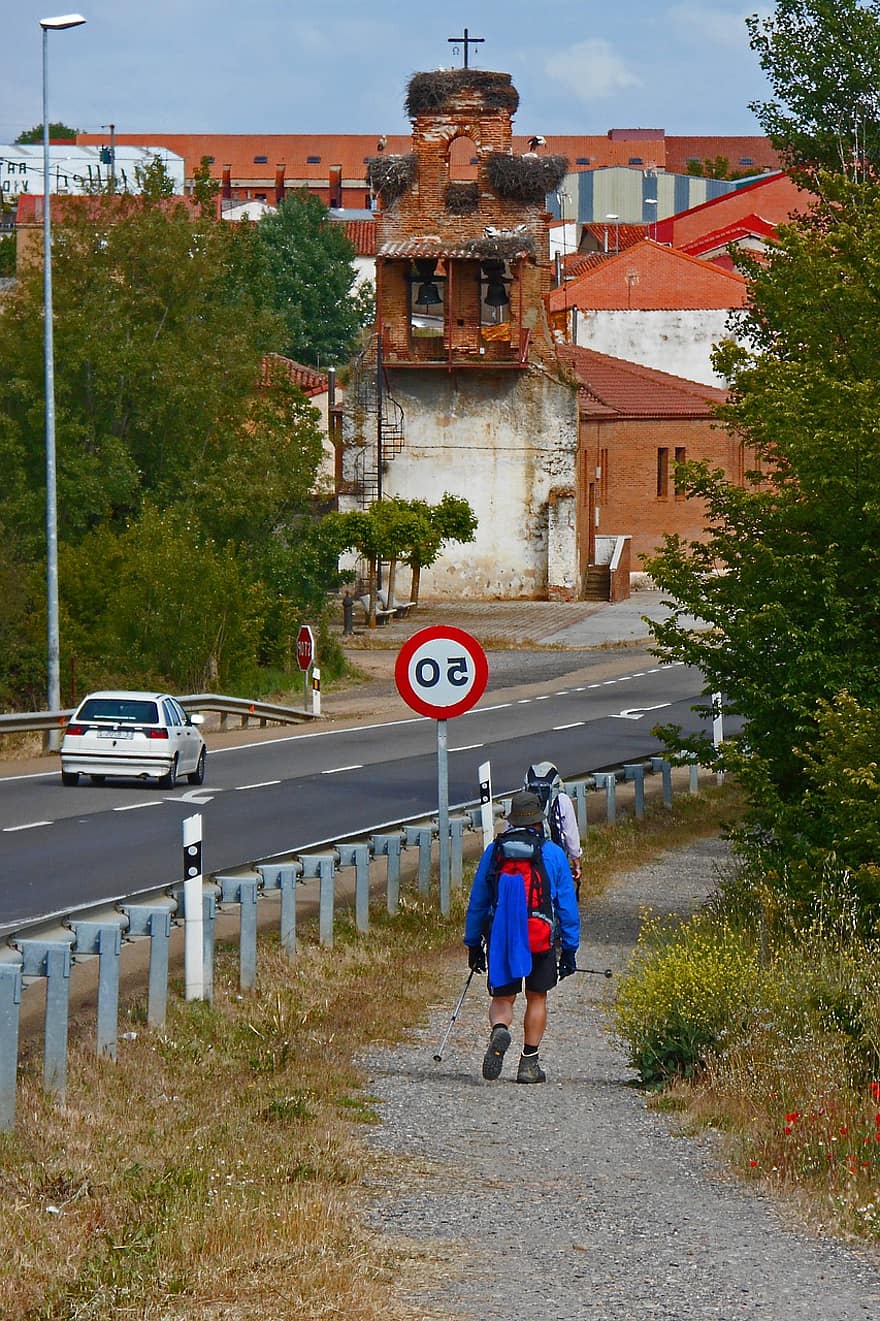 pèlerin, chemin de st james, camino de santiago, Espagne
