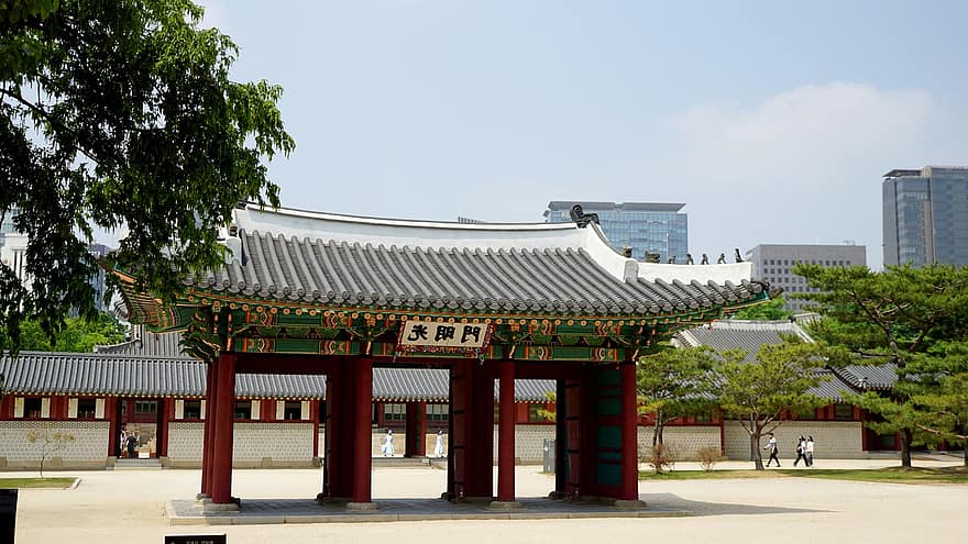korea, tempel, resa, turism, Asien, dygd kotobuki helgedom, arkitektur, kulturer, känt ställe, historia, öst asiatisk kultur