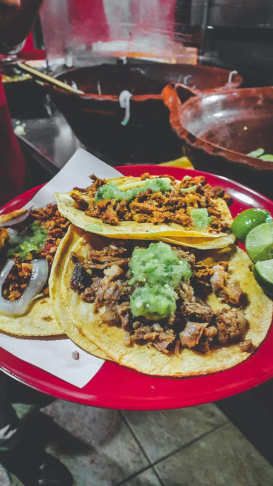 Tacos, mexikanische Nahrung, Gericht, traditionell, Lebensmittel, Tortilla