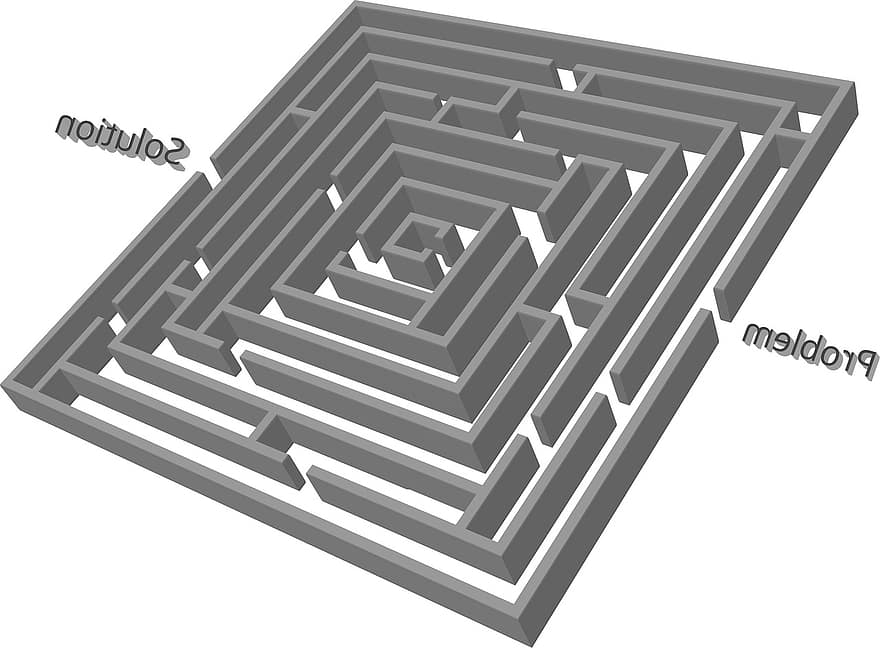 Maze, Labyrinth, Geometric, Orientation, Way, Wall, Problem, Solution, Enter, Exit, Information