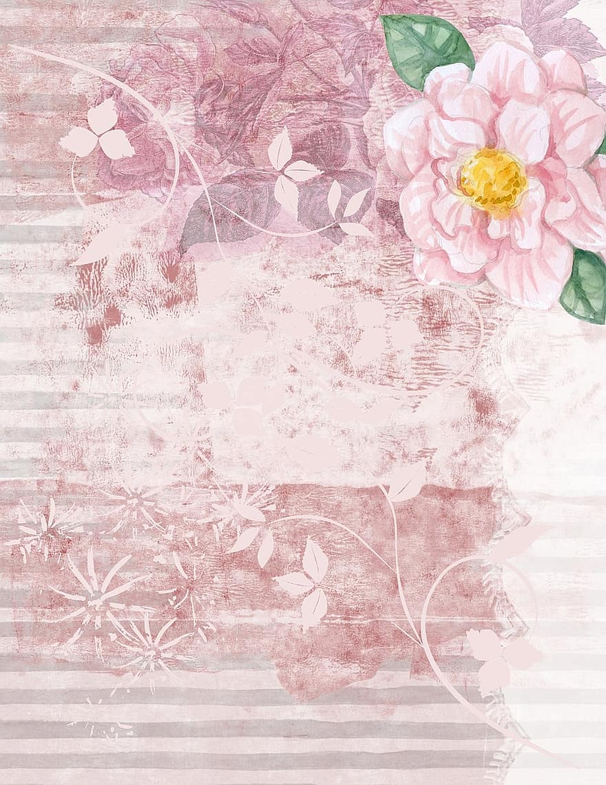 Pink Background, Backdrop, Rose, Pink, Design, Color, Pattern, Texture, Decoration, Background Abstract, Vintage