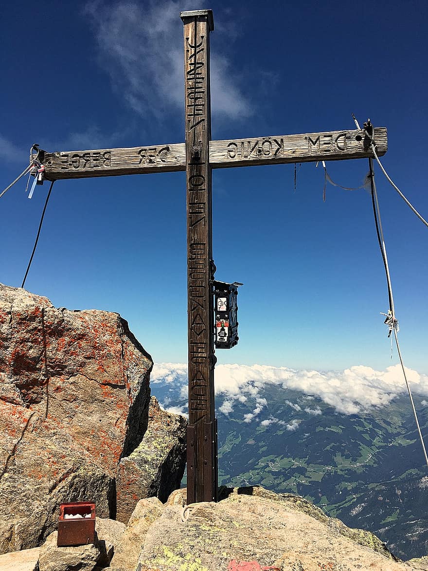 Mayrhofen, pico, Austria, Tirol