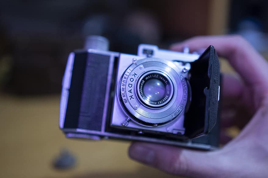vintage, filme, Câmera, análogo, retrô, lente, clássico