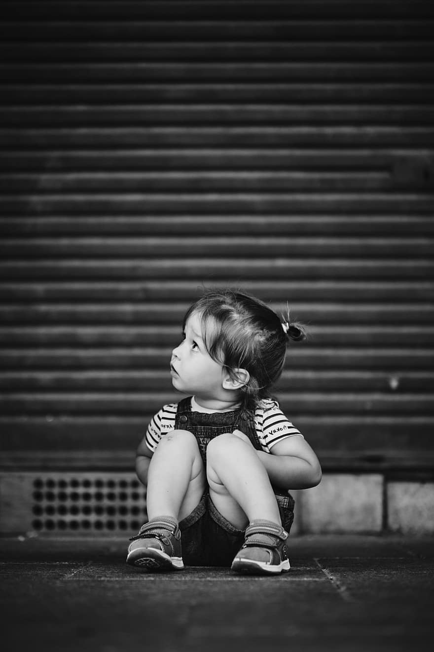 Girl, Kid, Sitting, Toddler, Baby, Child, Young, Pose, Cute, Adorable, Playing