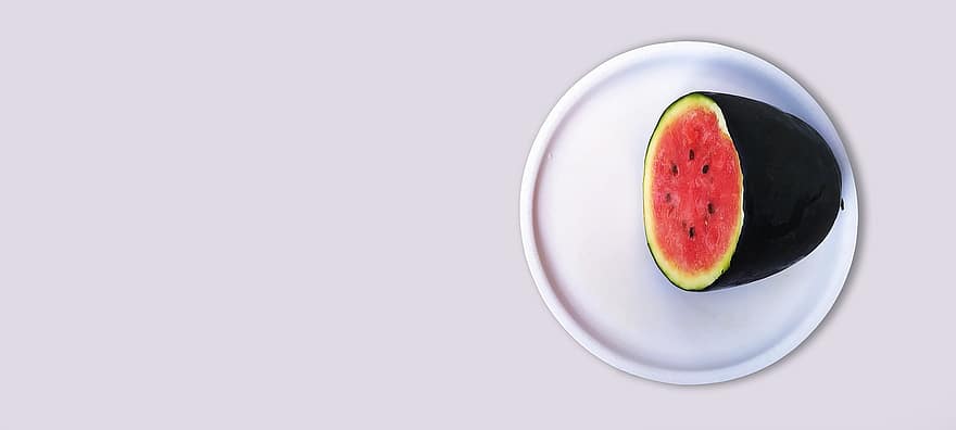vattenmelon, frukt, tallrik, mat, skivad, hälsosam, näring, diet, ljuv, saftig, organisk