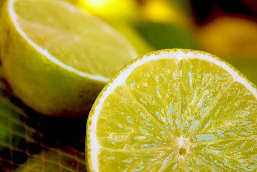 лимон, фрукти, плоть, наполовину, скибочка, цитрусові, органічні, здоровий, вітаміни