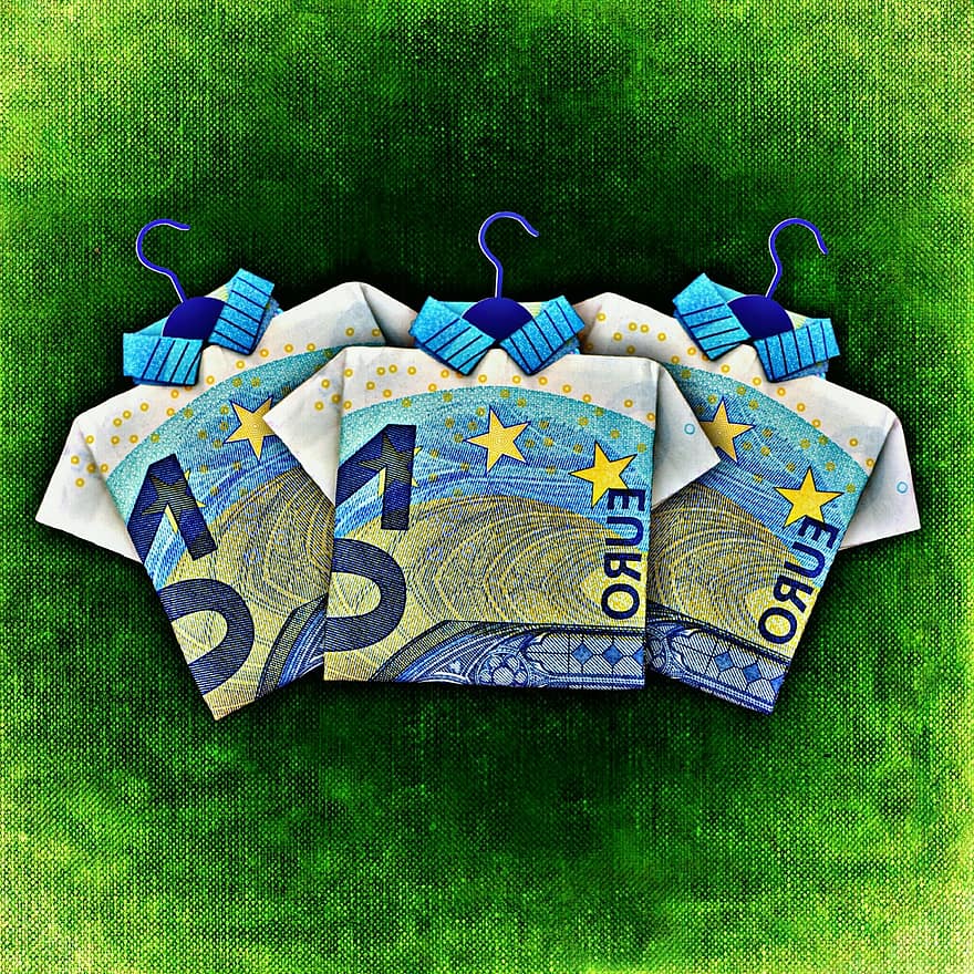 το τελευταίο πουκάμισο, τραπεζικό σημείωμα, νόμισμα, ευρώ, μετρητά και ισοδύναμα μετρητών, Αποθεματικό, τεχνική δίπλωσης