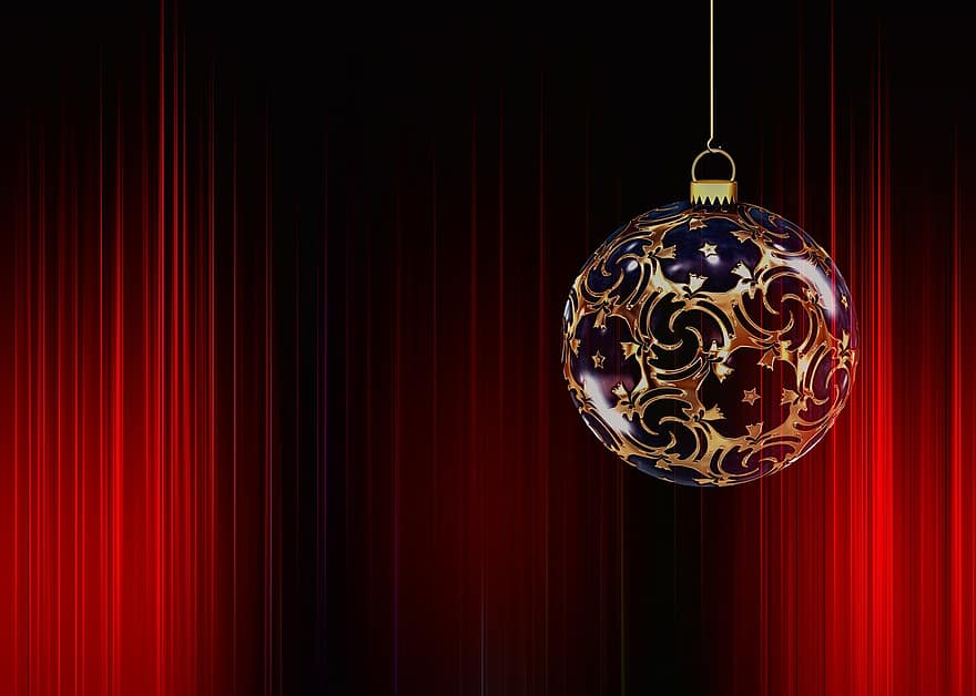 avènement, décorations d'arbres, rideau, des rayures, rouge, Contexte, ambassade, Sapin de Noël, Noël, décoration, décembre