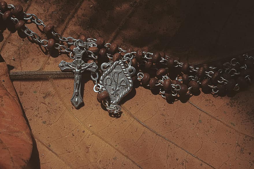 rosario, yesus, menyeberang, silang dgn patung Kristus, Kristus, penyaliban, Kekristenan, Katolik, suci, agama, iman