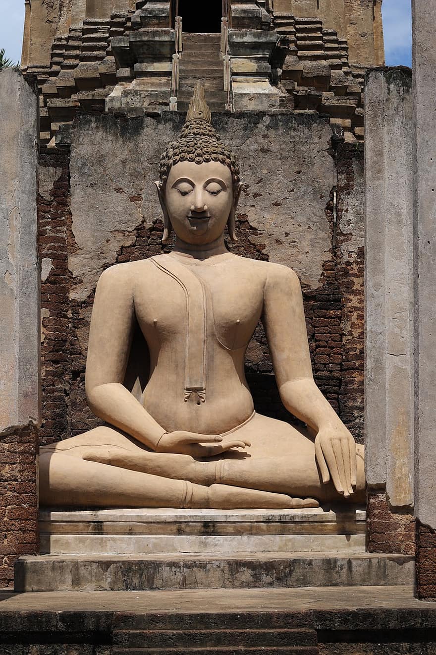 artefakt, sztuka, statua, Chiang Rai