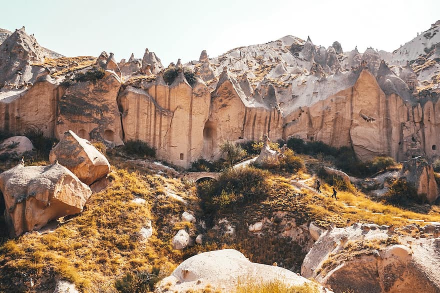 cappadocia, Kalkon, fe skorstenar, natur, turism, dal