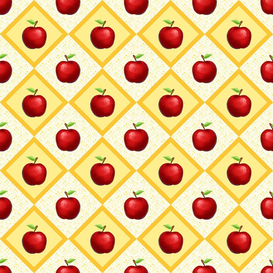 Äpfel, Muster, rote Äpfel, Obst, frisch, reif, Vegetarier, Lebensmittel, gesund, Ernährung, Sammelalbum