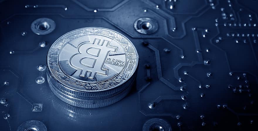 Bitcoin, mynt, blokkkjede, kryptovaluta, valuta, kryptografi, digitalt, virksomhet, handel, e-handel, økonomi