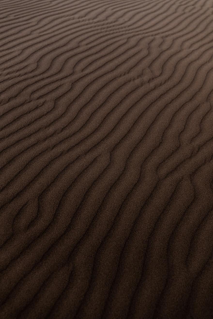 пісок, дюни, пустеля, сухий, хребет, краєвид, фон