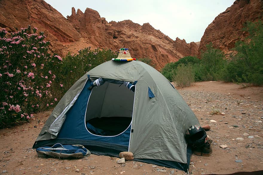 telt, vandring, Camping, natur, udendørs, backpacking, bjerge