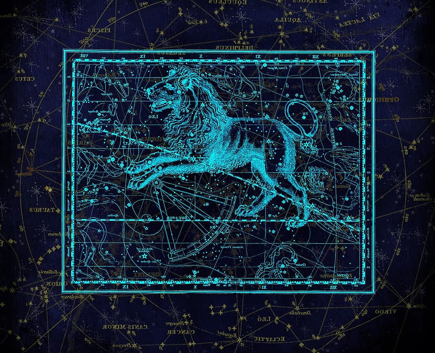 tähdistö, Tähtikuvakartta, Horoskooppi-merkki, taivas, tähti, tähden taivas, kartografia, Taivaallinen kartografia, Alexander Jamieson, 1822, tähtikuvioita
