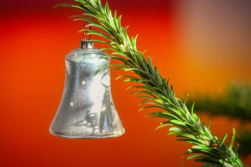 dzwon, zabytkowe, dekoracja, Boże Narodzenie, wakacje, pora roku