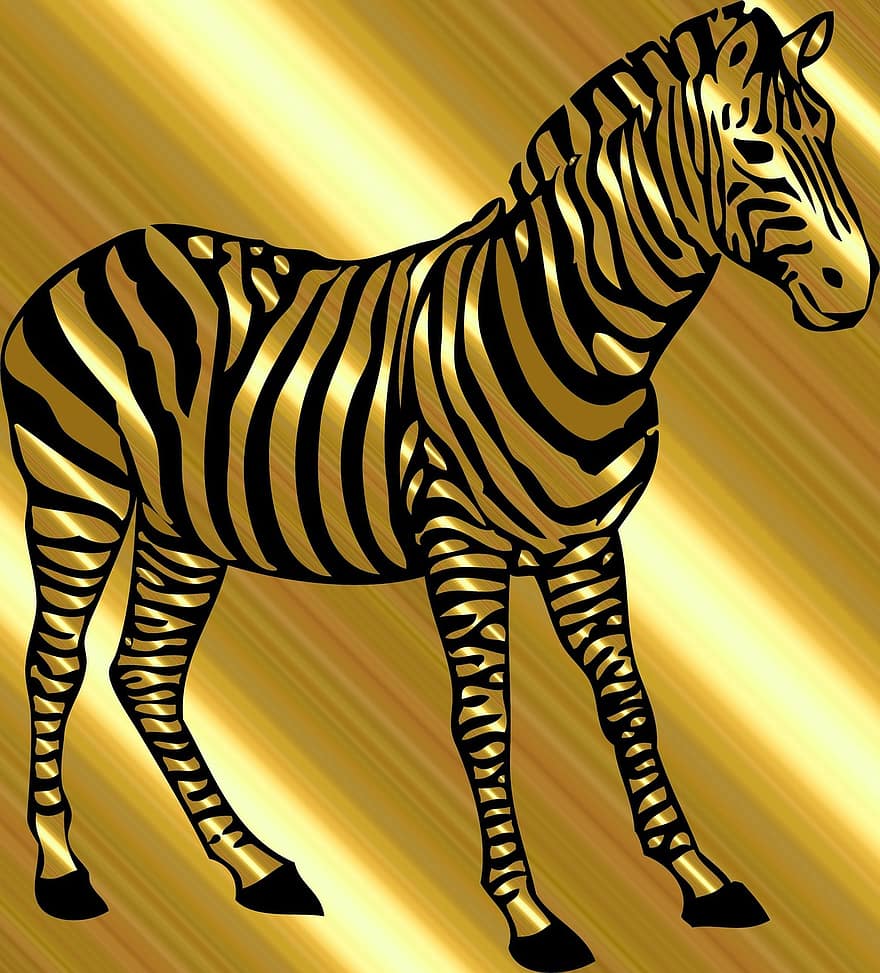 zebra, hewan, gradien, Latar Belakang, seni, kreatif, kreativitas, grafis, seni grafis, karya seni, Desain
