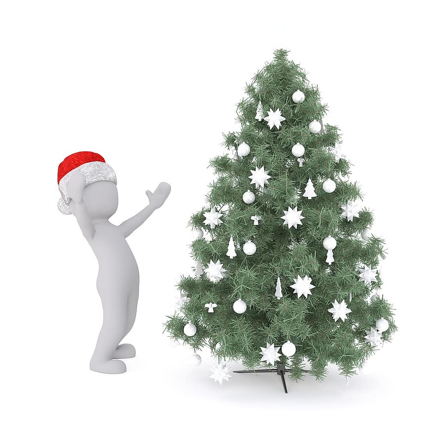 jul, fyrretræ, lykønskningskort, juletræ, julemotiv, julehilsen, Julekort, julepynt, festlige dekorationer
