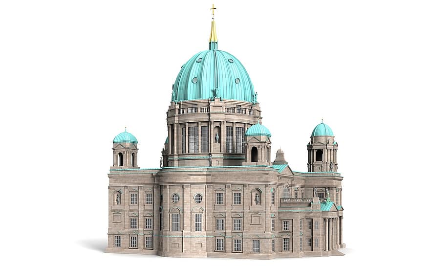 Berlim, dom, catedral, arquitetura, construção, Igreja, lugares de interesse, historicamente, atração turística, ponto de referência