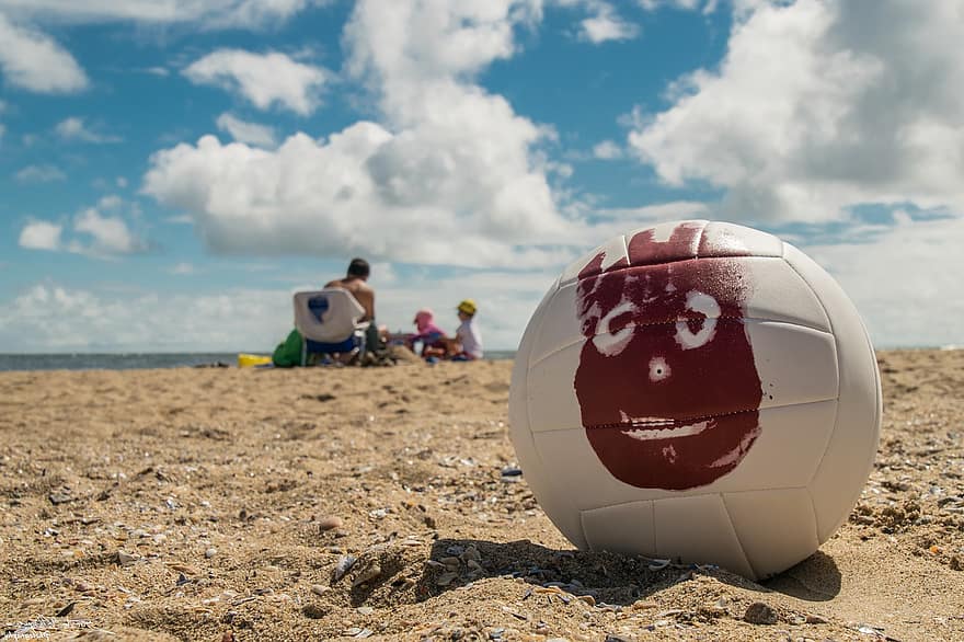 गेंद, रेत, बीच, गर्मी, खेल, छुट्टियों, आनंद, पुरुषों, खेल रहे हैं, मुस्कराते हुए, अवकाश गतिविधि