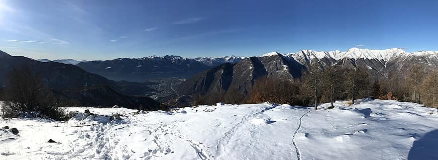 Panorama vom Lachs, alpine Route, Alpen, gehen, Himmel, Oberteile, Ausflüge, Wandern, Berge, Natur, Wolken