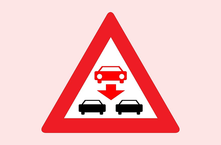 trafik, väg, vägskylt, varning, bilist, körning, motorväg, utgång, resa, information, signage