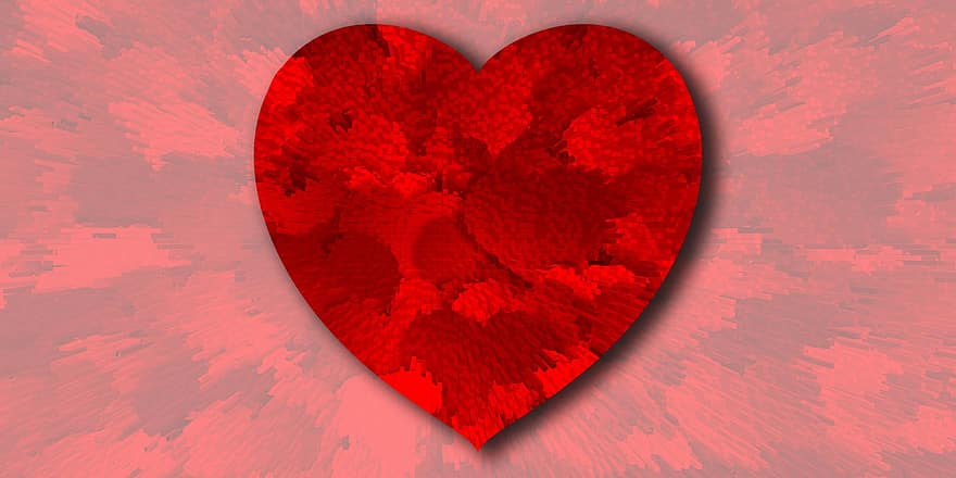 cor, amor, Sant Valentí, romàntic, romanç, vermell, símbol, casament, foc, cel, relació
