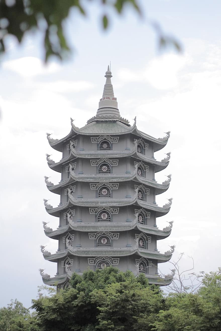 пагода, Азия, природа